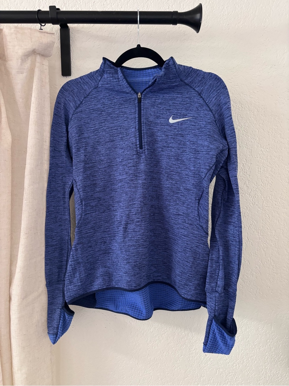 Nike Royal Blue quarter-zip pullover